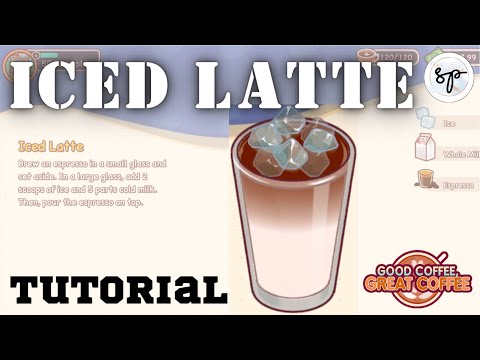 How To Make Iced Latte in Good Coffee Great Coffee? | Recipe | Gameplay #gcgc #spgameplays