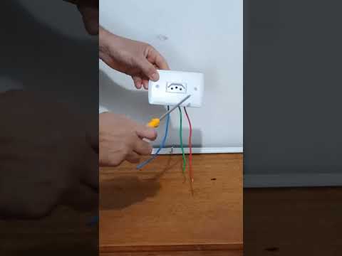 Instalação de tomada simples perfeita ? muito fácil