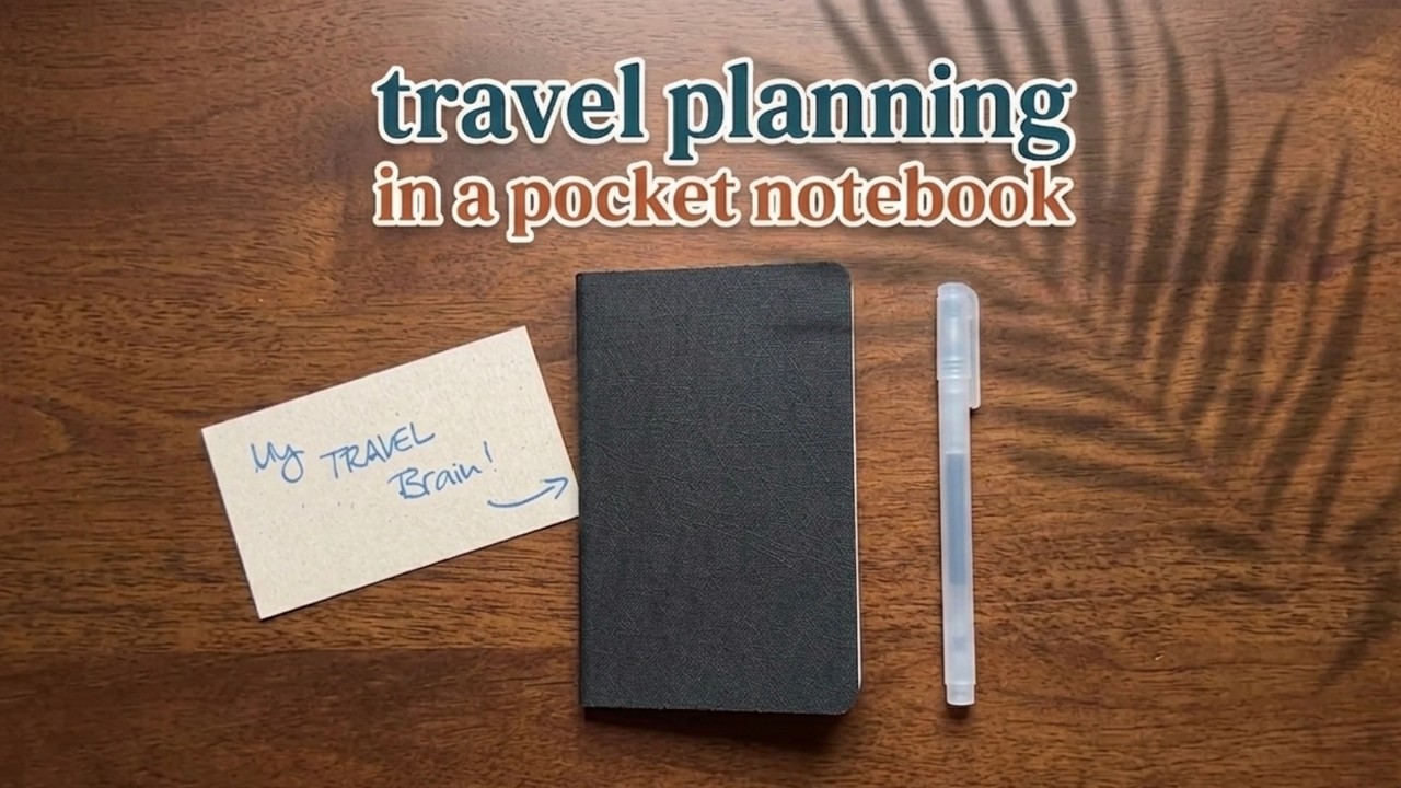 How I use a pocket notebook to plan all my travels (and why it beats apps)