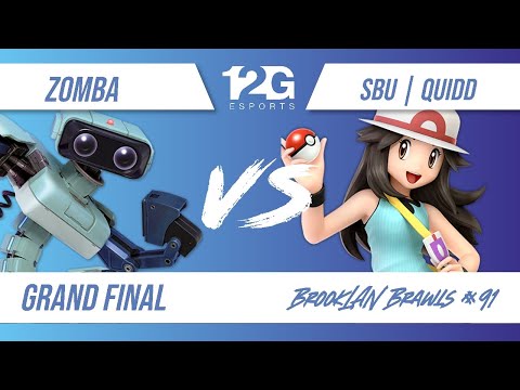 BrookLAN Brawls 91 - Zomba (Rob) v. SBU | Quidd (Pokemon Trainer) - Grand Final