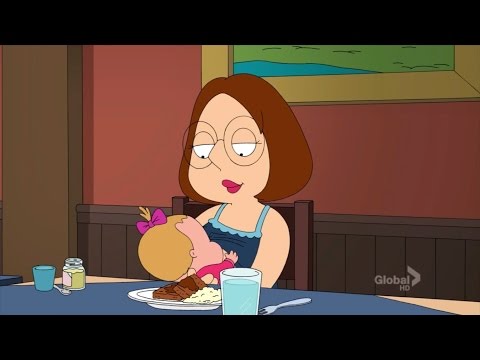 Family Guy - Meg goes crazy for joe