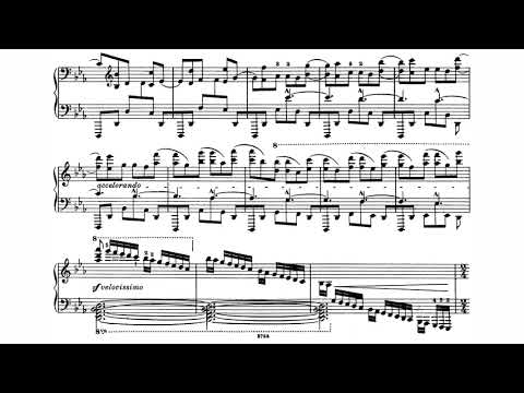 Tivadar Szántó - Etude Orientales for Piano, Op. 1, No. 2 (1903) [Score-Video]