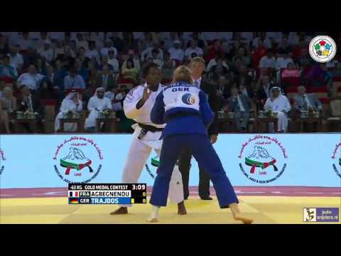 Judo 2015 Grand Slam Abu Dhabi: Abegnenou (FRA) - Trajdos (GER) [-63kg] final