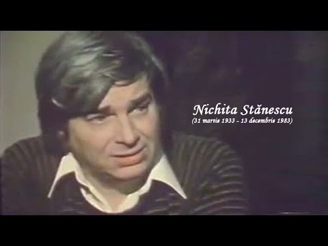 Emisiune portret Nichita Stănescu (@Arhiva TVR)
