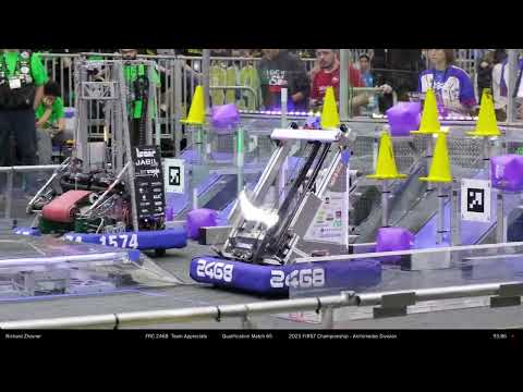 2023 ARCHIMEDES Q65 / FRC 2468 TEAM APPRECIATE / CLEAN ROBOT VIDEO