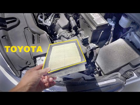 How to Change Engine Air Filter in Toyota Corolla 2020 - 2024