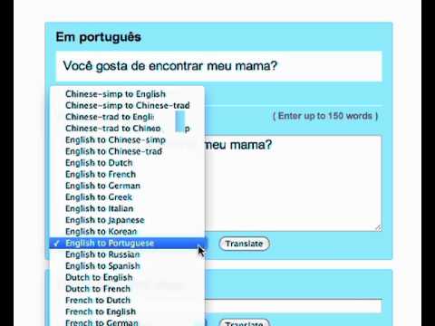 ⁣The Online Translation Experiment, Portuguese