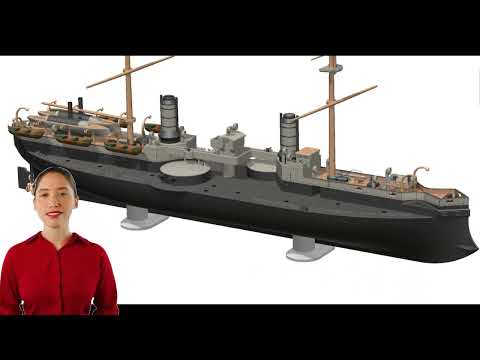 HMS INFLEXIBLE British Ironclad from the 1870's.