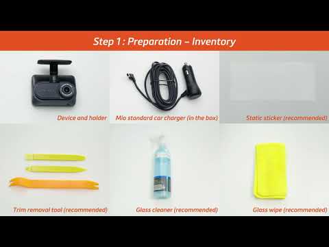 How to install Mio Dash Camera (EN)