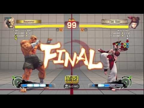 EMP GODS ARC (Sagat) vs WeirdoNeo (Juri) HD 720p