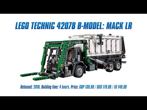 LEGO Technic 42078 B-model: Mack LR In-depth Review & Speed Build [4K]