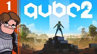 Let's Play Q.U.B.E. 2 Part 1 - Worlds Apart, Forgotten Roots, The Ropes
