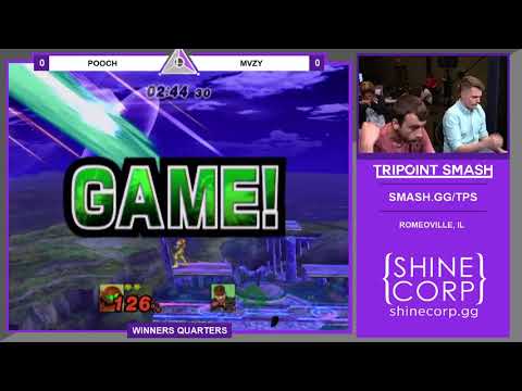 Pooch (Samus) vs Mvzy (Snake) - Tripoint Smash #18 PM Winners Quarters