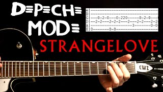 Depeche Mode Strangelove Guitar Lesson / Guitar Tabs / Guitar Tutorial / Guitar Chords / Cover