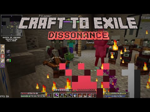 To Asgaard - Leveling Through Some Maps: Craft to Exile Dissonance Minecraft 1.15.2 LP EP #20