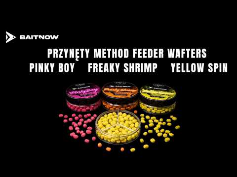 Przynęty do method feeder BaitNow - Pinky Boy, Yellow Spin, Freaky Shrimp