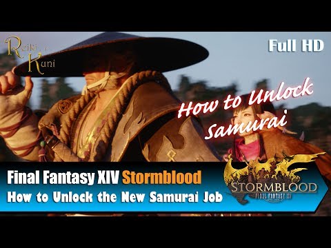 FFXIV Stormblood - How to Unlock the Samurai Job (Quest & Cutscenes!)