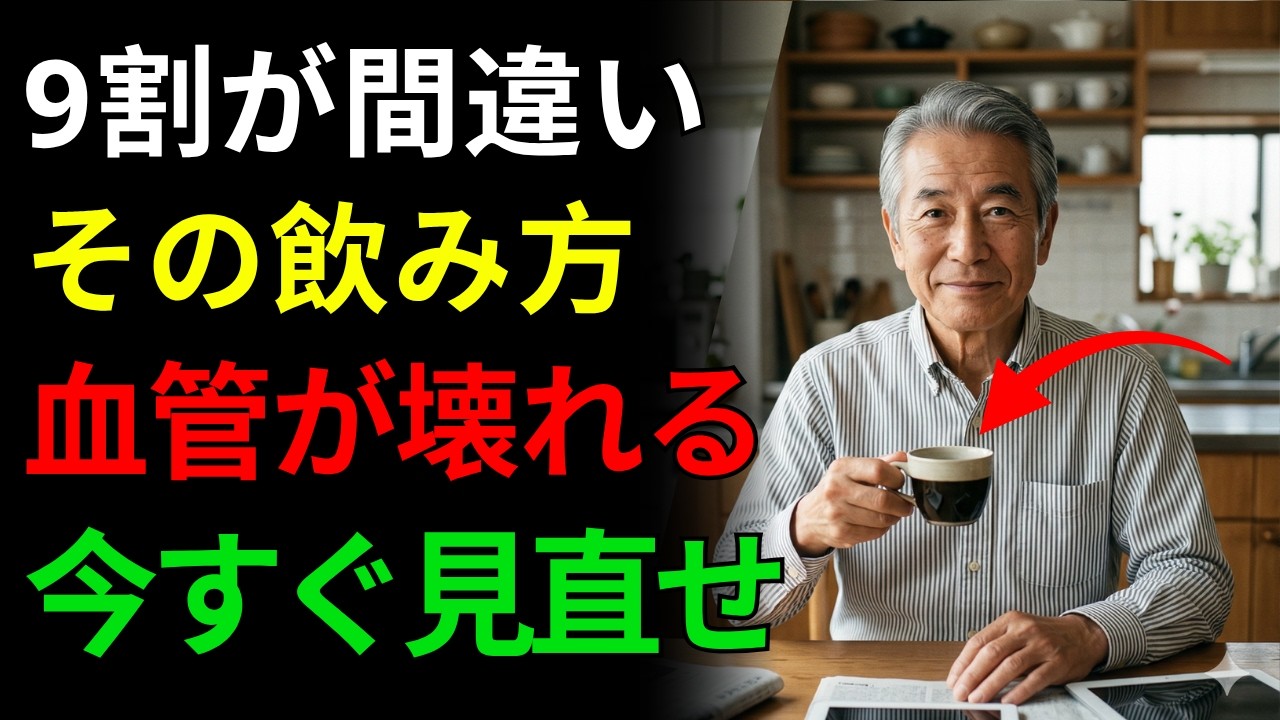 【最新研究】ブラックコーヒーを毎日飲むと未来が変わる！？10年後に差が出る理由【健康雑学】 | 高齢者の健康