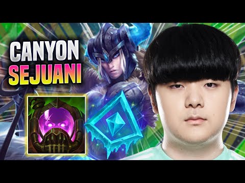CANYON IS READY FOR SEJUANI! - DK Canyon Plays Sejuani JUNGLE vs Lee Sin! | Season 2022