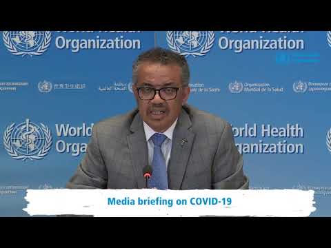 Live from WHO Headquarters - coronavirus - COVID-19 daily press briefing 01 April 2020