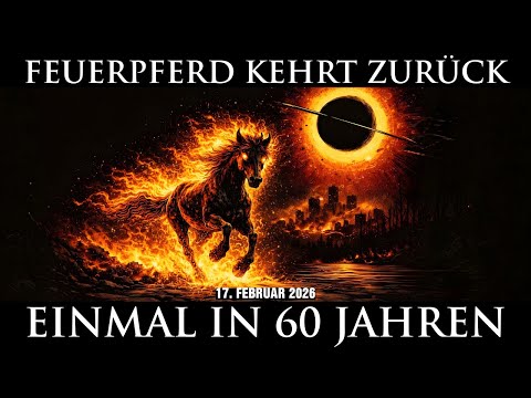 🚨Einmal in 60 Jahren: Das Feuerpferd 2026 beginnt – Bist du darauf vorbereitet?