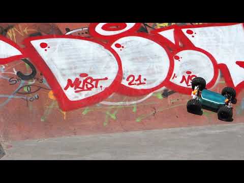 Robak at a skatepark