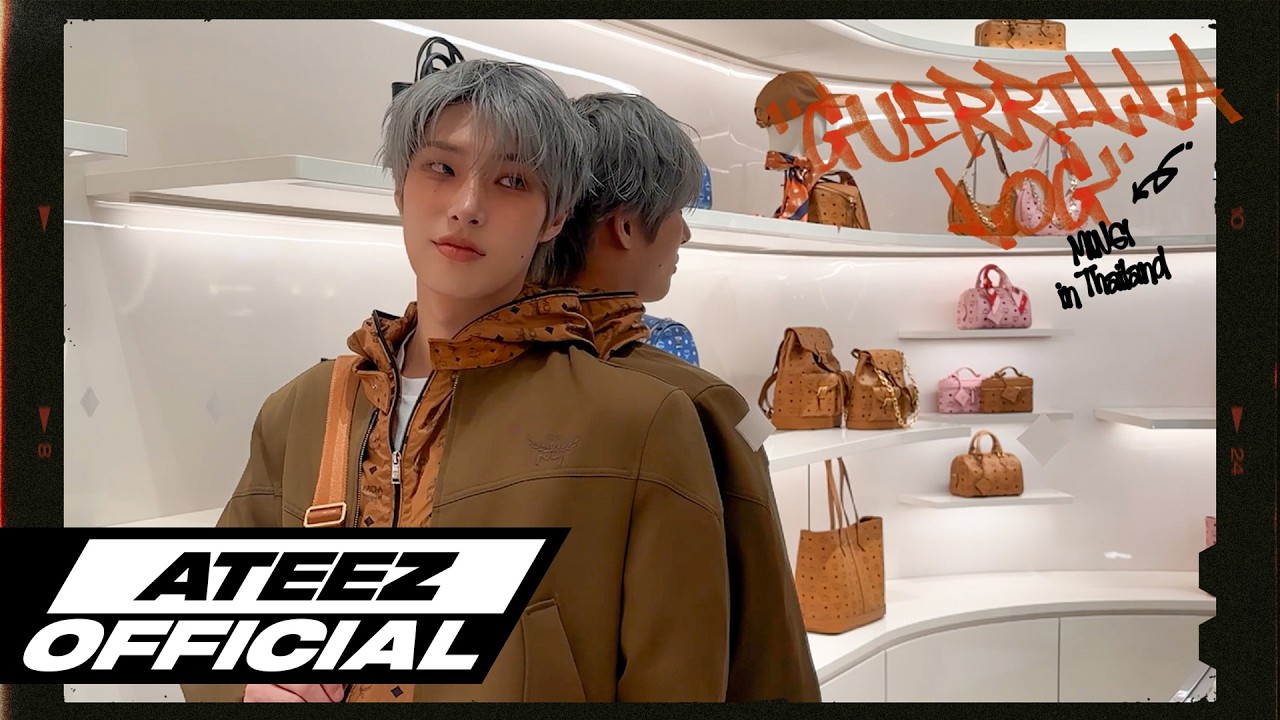 [Guerrilla Log] วันดีในประเทศไทย 🧡 | 태국 MCM 행사 브이로그 | ATEEZ(에이티즈) #민기
