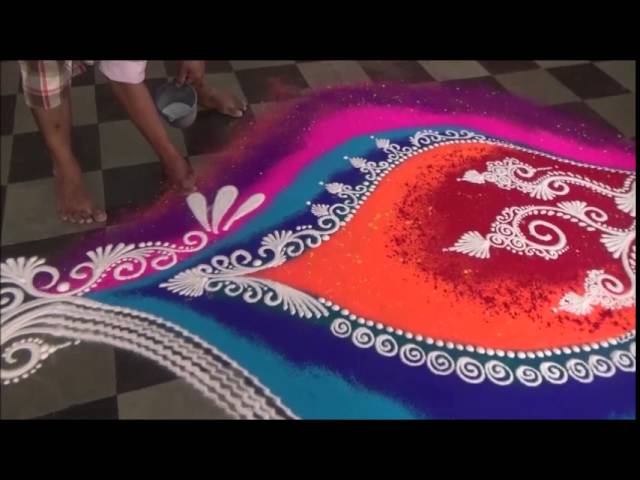 Sanskar bharati and diwali rangoli design by Kshama Bade
