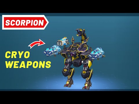 War Robots - Scorpion with Cryo Weapons - WR Gameplay
