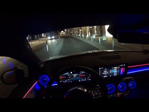 2021 Mercedes-Benz A250 4MATIC - city night drive | POV