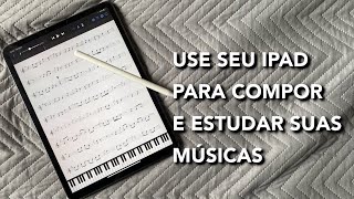 O APP PARA ESCREVER PARTITURAS NO SEU IPAD USANDO A APPLE PENCIL