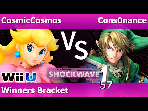 SW 57 Smash 4 - CosmicCosmos (Peach, Pikachu) vs Cons0nance (Link, Ike) - Winners Bracket