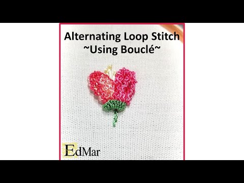 |Alternating Loop Stitch: Vertical Bar| EdMar Co.