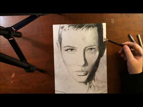 Drawing Timelapse: Cate Blanchett