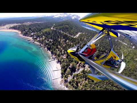 Flying over Lake Tahoe with Paul Hamilton