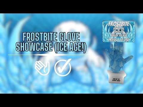 NEW "Frostbite" Glove Showcase | Roblox Slap Battles
