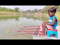 Best Hook fishing 2022✅|Little Boy hunting fish by fish hook From beautiful nature🥰🥰Part-13