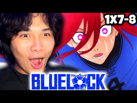 Reacting to BLUE LOCK as a Lifetime Athlete (1x7-8) | FIRST TIME REACTION