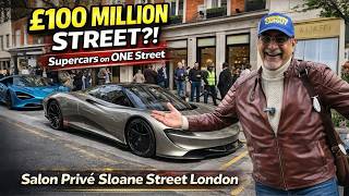 £100 MILLION of Supercars on ONE Street! | Salon Privé Sloane Street London