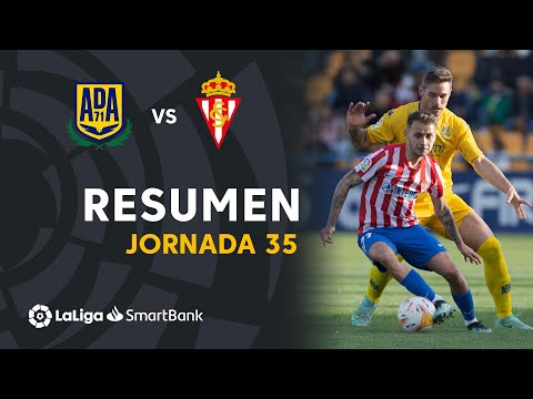Resumen de AD Alcorcón vs Real Sporting (1-1)