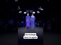 UV lights are still on trend at Anrealage! #fashion #fashionshow