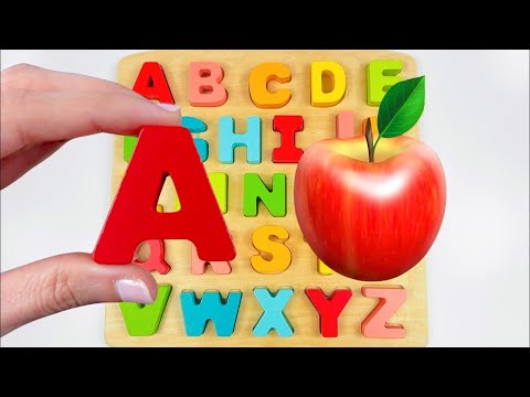 Best Learn ABC, Animals Shape Matching Puzzle, Numbers and Shapes | Preschool Toddler Learning Video