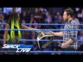 Naomi is forced to relinquish the SmackDown Women's Championship: SmackDown LIVE, Feb. 21, 2017