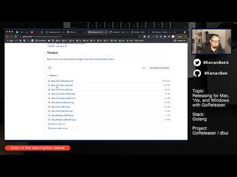 Releasing with GoReleaser / Golang / Live Coding Session #2