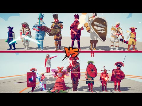 ROYAL MEDIEVAL VS NEW ANCIENT FACTION | Totally Accurate Battle Simulator
