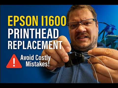 How to replace a i1600 printhead