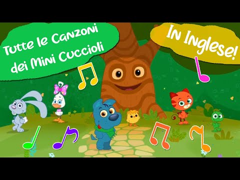 Compilation Sigle - Mini Cuccioli e i colori - Canzoni per bambini - in inglese SUB ITA