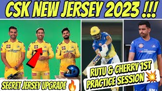 Csk New Jersey For IPL 2023 🔥 Ruturaj & Deepak Chahar 1st Practice Match