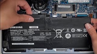 Samsung Notebook 940X NP940X3G Disassembly Battery Replacement Repair Quick Look Inside RAM Soldered