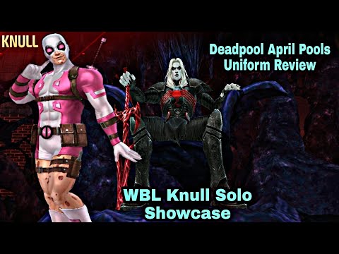 Deadpool April Pools Uniform Review & WBL Knull Solo Showcase - Marvel Future Fight